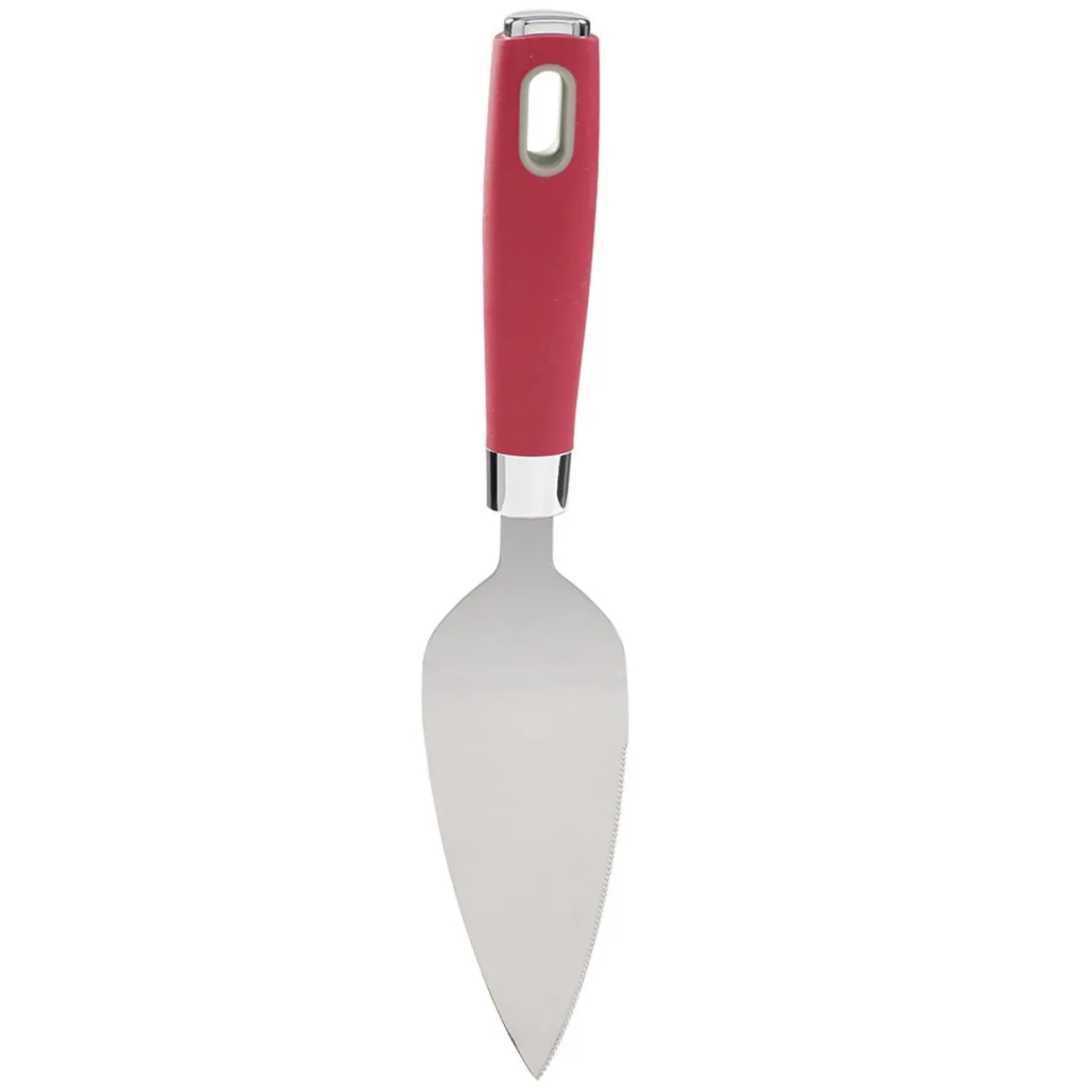 Gifi Pelle à tarte inox manche polypropylène rouge