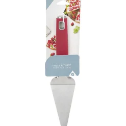 Gifi Pelle à tarte inox manche polypropylène rouge