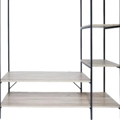 Gifi Rangement|Penderie bois XXL 6 étagères 160x40xH180cm