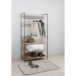 Gifi Rangement|Penderie dressing noir naturel