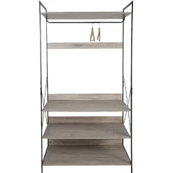 Gifi Rangement|Penderie dressing noir naturel