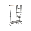 Gifi Rangement|Penderie et étagères en métal et pvc noir