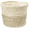 Gifi Rangement|Petite panière ronde en fibre de maïs