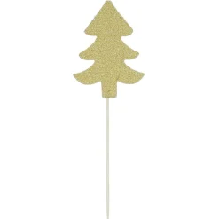 Gifi Pic en bois pour apéritif étoile et sapin x 18