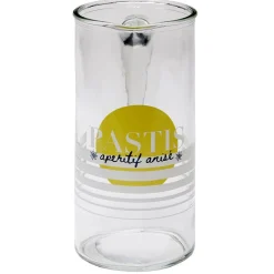 Gifi Pichet broc en verr inscription Pastis apéritif anisé 1L