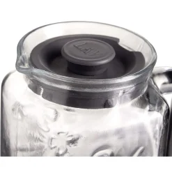 Gifi Pichet en verre avec couvercle 1,2L