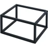 Gifi Rangement|Pieds pour meuble Box Cube métal noir H17,5cm