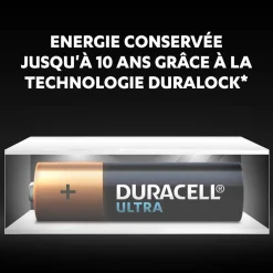 Gifi Pile^Pile alacaline Duracell Ultra AA 1,5 Volts LR06 - Lot de 4