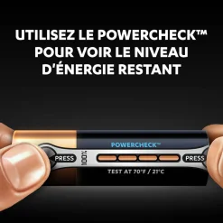 Gifi Pile^Pile alacaline Duracell Ultra AA 1,5 Volts LR06 - Lot de 4