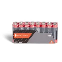 Gifi Pile^Pile alcaline LR06 type AA 1,5V x16