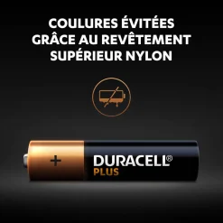 Gifi Pile^Pile Duracell Plus alcaline AAA 1,5 Volts LR03 - Lot de 4