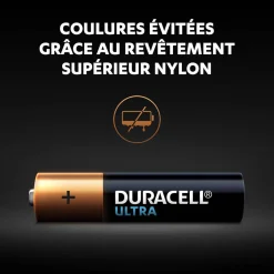 Gifi Pile^Pile Duracell Ultra alcaline AAA 1,5 Volts, LR03 - Lot de 8