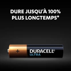 Gifi Pile^Pile Duracell Ultra alcaline AAA 1,5 Volts, LR03 - Lot de 8