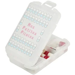 Gifi Bien-Être^Pilulier avec décor plastique