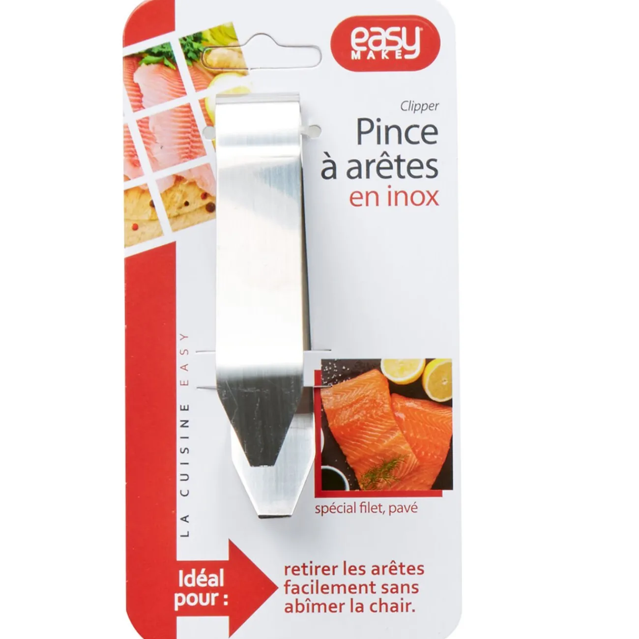 Gifi Pince à arrêtes de poisson inox