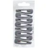 Gifi Beauté^Pince à cheveux clic clac gris x8
