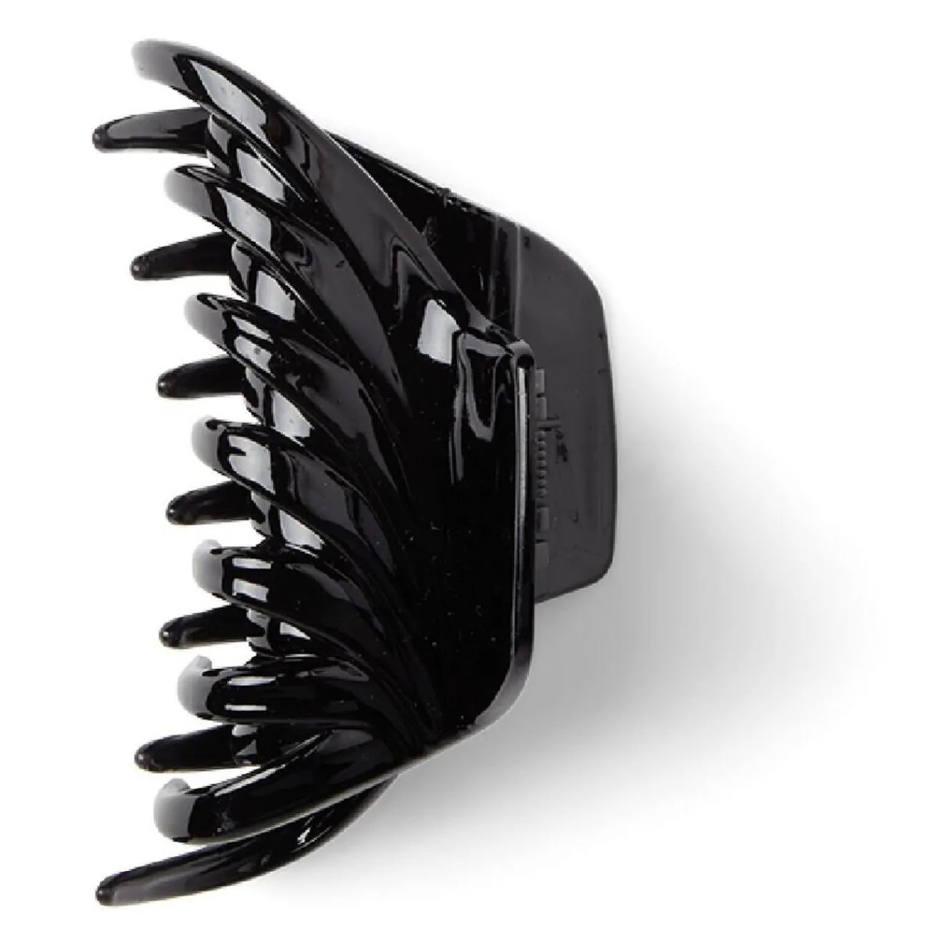 Gifi Beauté^Pince à cheveux effet papillon plastique noir brillant 9cm