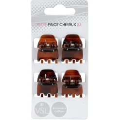 Gifi Beauté^Pince à cheveux mini crabe x4