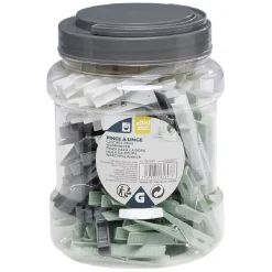 Gifi Entretien Du Linge|Pince à linge dans bocal plastique x100