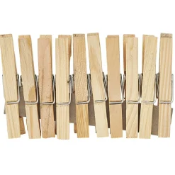 Gifi Entretien Du Linge|Pince à linge en bois x100