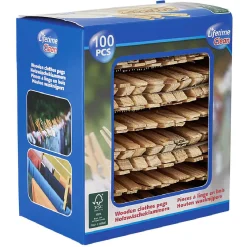 Gifi Entretien Du Linge|Pince à linge en bois x100