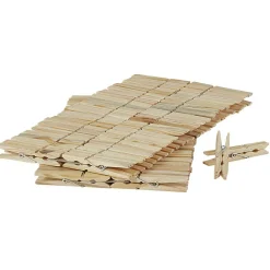 Gifi Entretien Du Linge|Pince à linge en bois x96