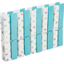 Gifi Entretien Du Linge|Pince à linge motif pois multicolore x10