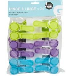 Gifi Entretien Du Linge|Pince à linge x24