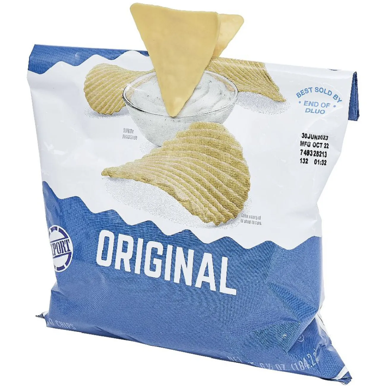 Gifi Pince à sachet chips jaune x2