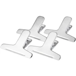 Gifi Pince à sachet inox x4