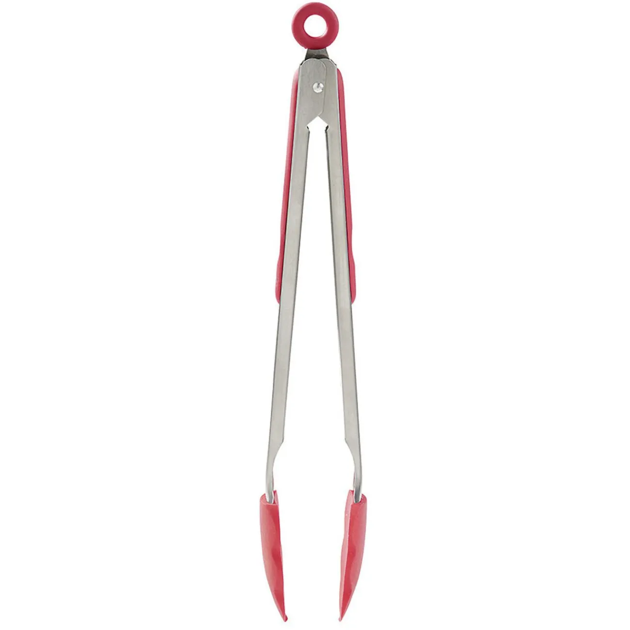 Gifi Pince à viande en inox plastique rouge gris