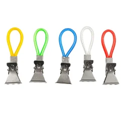 Gifi Rangement|Pince accroche torchon inox x5