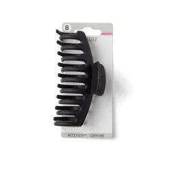 Gifi Beauté^Pince cheveux crabe noir mat L11cm
