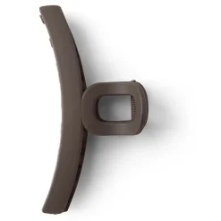 Gifi Beauté^Pince cheveux crocodile marron mat L11cm