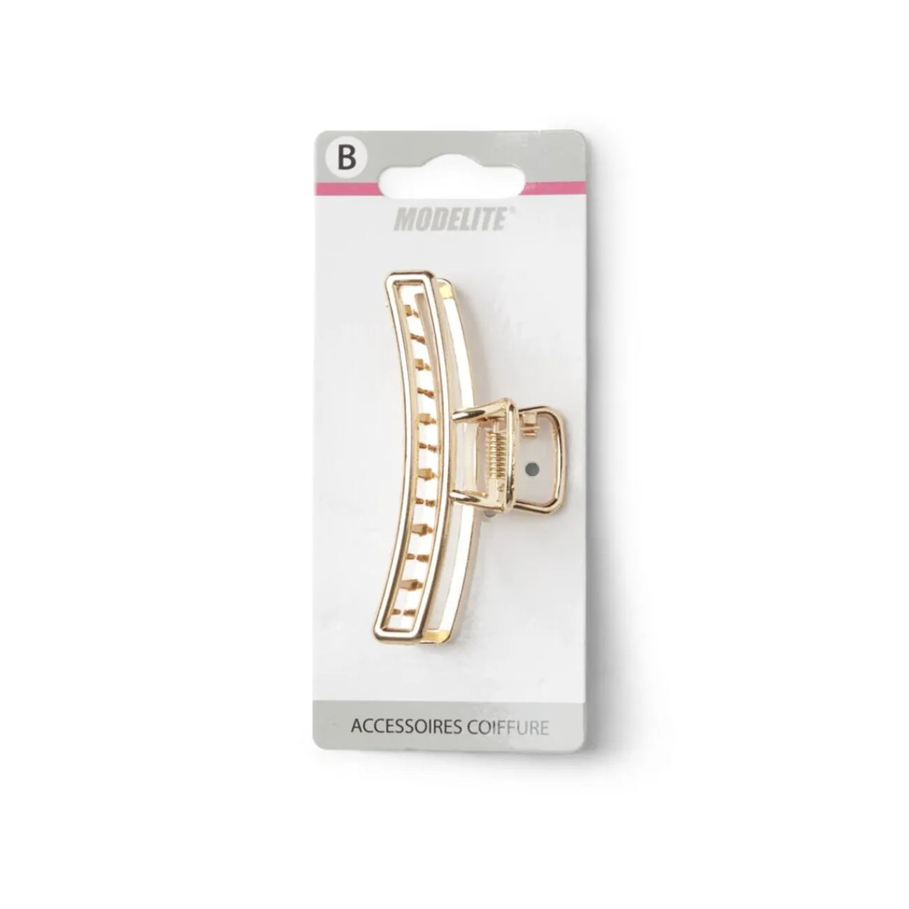 Gifi Beauté^Pince cheveux doré brillant L8cm