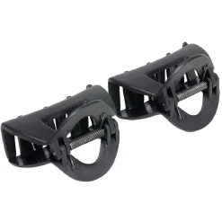 Gifi Beauté^Pince crabe en plastique ajouré noir x2