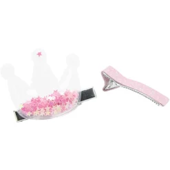 Gifi Beauté^Pince crocodile décor pailleté x2