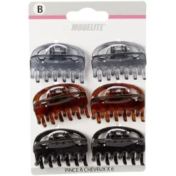 Gifi Beauté^Pince crocodile L.4 cm x6