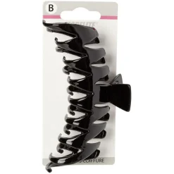 Gifi Beauté^Pince crocodile noir brillant L.11 cm