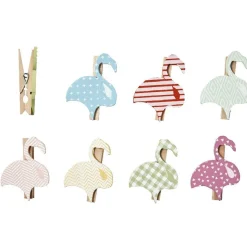 Gifi Beauté^Pince déco motif tropical x 8