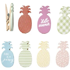 Gifi Beauté^Pince déco motif tropical x 8