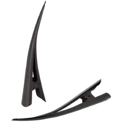Gifi Beauté^Pince Ibis métal noir brillant et mat L13 cm x2