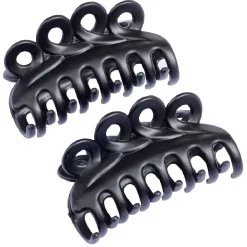 Gifi Beauté^Pince noir mat L9cm x2