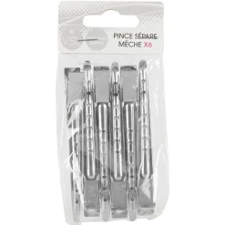 Gifi Beauté^Pince sépare mèche x6 en plastique
