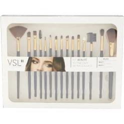 Gifi Beauté^Pinceau cosmétique en plastique noir x15