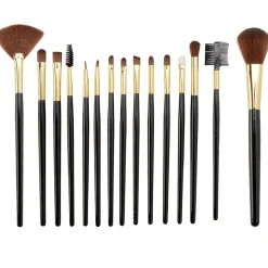 Gifi Beauté^Pinceau cosmétique en plastique noir x15