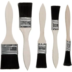 Gifi Peinture^Pinceaux 5 pièces en sapin