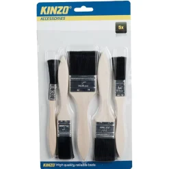 Gifi Peinture^Pinceaux 5 pièces en sapin