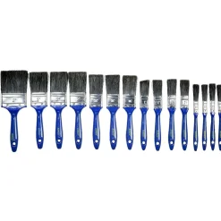 Gifi Peinture^Pinceaux plats pour peinture brico - pack de 15 pièces