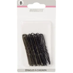 Gifi Beauté^Épingle à chignon métal noir et brun x40